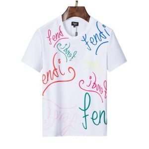 New Arrival Fendi Luxury Brand Unisex T-Shirt Gift Hot 2025 Oder043