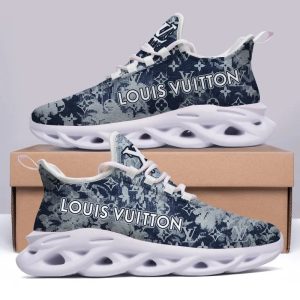 LV Blue Pattern Max Soul Shoes Luxury Brand Gifts For Men Women PEA2007