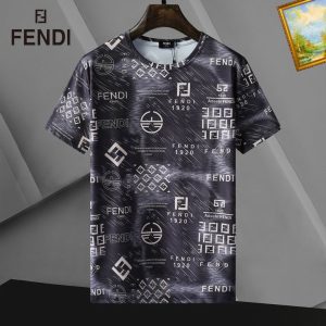 New Arrival Fendi Luxury Brand Unisex T-Shirt Gift Hot 2025 PEA31642