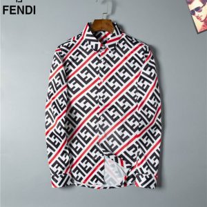 Limited Fendi Long Sleeve Button Shirt for Men Hot 2025 PEA31660