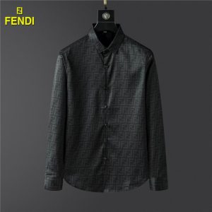 Limited Fendi Long Sleeve Button Shirt for Men Hot 2025 PEA31663
