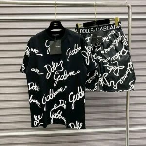New Arrival D&G Brand Combo T-shirt + Short Gift Hot 2025 PEA31793
