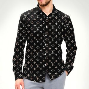 New Arrival LV Long Sleeve Button Shirt for Men Hot 2025 PEA31834