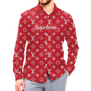 New Arrival LV Long Sleeve Button Shirt for Men Hot 2025 PEA31846