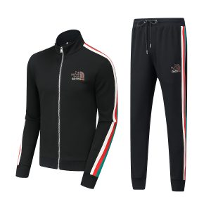 Limited Stand Collar Jacket + Sweatpants GC Luxury Brand Unisex Hot Gift PEA32088