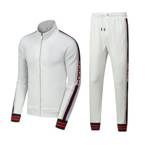 Limited Stand Collar Jacket + Sweatpants GC Luxury Brand Unisex Hot Gift PEA32089