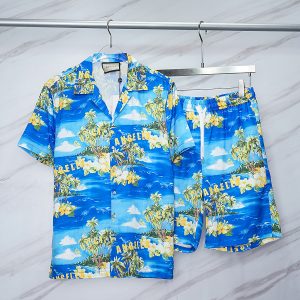 New Arrival GC Combo Hawaii Shirt, Shorts Hot 2025 PEA32107