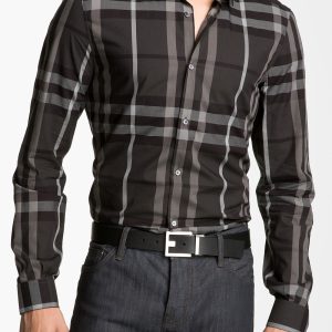 New Arrival Burberry Long Sleeve Button Shirt for Men Hot 2025 PEA32128