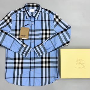 New Arrival Burberry Long Sleeve Button Shirt for Men Hot 2025 PEA32133