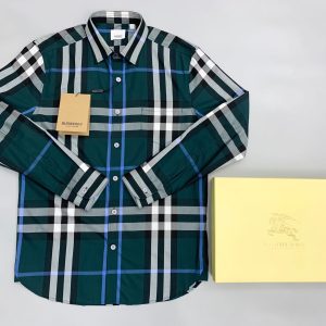 New Arrival Burberry Long Sleeve Button Shirt for Men Hot 2025 PEA32135