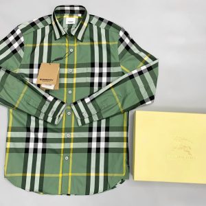 New Arrival Burberry Long Sleeve Button Shirt for Men Hot 2025 PEA32137