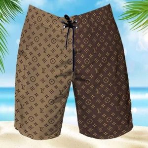 LV Brown Fashion Logo  Brand Shorts For Men Hot 2025 PEA400017
