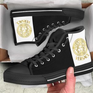 Gianni Versa.ce Black High Top Shoes Sneakers Hot 2025 For Men Women PEA5005