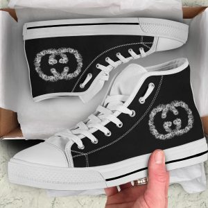 GC Black High Top Shoes Sneakers Hot 2025 For Men Women PEA5019