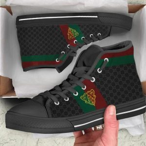 GC Black Stripe High Top Shoes Sneakers Hot 2025 For Men Women PEA5024