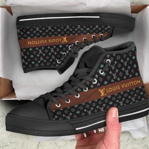 Louis vutton High Top Shoes Sneakers Hot 2025 For Men Women PEA5011
