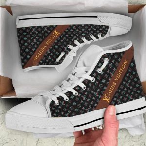 Louis vutton High Top Shoes Sneakers Hot 2025 For Men Women PEA5014