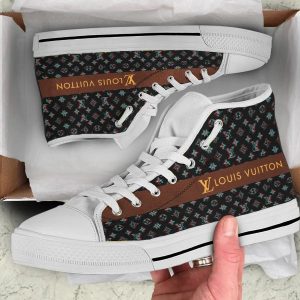 Louis vutton High Top Shoes Sneakers Hot 2025 For Men Women PEA5015