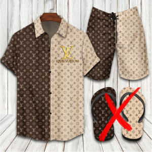 LV Combo Hawaii Shirt, Shorts Hot 2025 – PEA8001