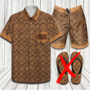 LV Combo Hawaii Shirt, Shorts Hot 2025 –PEA8005