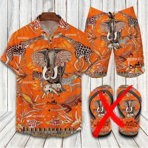 Hermes Combo Hawaii Shirt, Shorts Hot 2025 – PEA8009