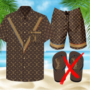 LV Combo Hawaii Shirt, Shorts Hot 2025 – PEA8042