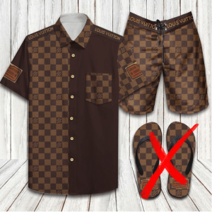 LV Combo Hawaii Shirt, Shorts Hot 2025 – PEA8048