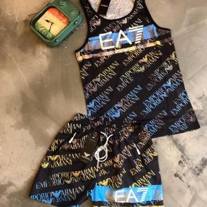 Combo EA7 Tank top and short pants hot brand for summer hot 2025 PEAT400020