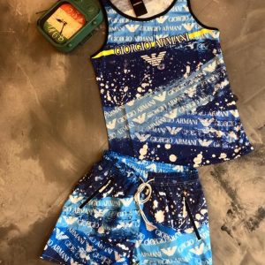 Combo EA7 Tank top and short pants hot brand for summer hot 2025 PEAT400021