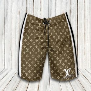 LV Olive Green  Brand Premium Fashion Shorts For Men Hot 2025 PEAa400003