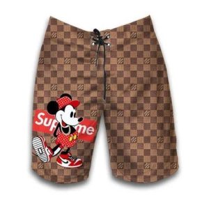 LV Mickey  Brand Logo Premium Fashion Shorts For Men Hot 2025 PEAa400008