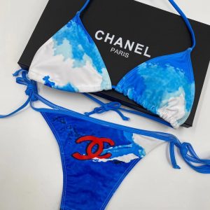 CHANEL Hot Pink Bikini 2 Pc Set PM000846