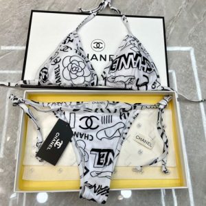 CHANEL Hot Pink Bikini 2 Pc Set PM00967