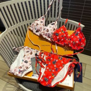 LV Pink Bikini 2 Pc Set PM00974