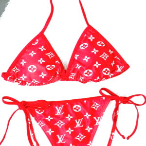 Red Louis Vuitton Trending Bikini 2025-PM00857