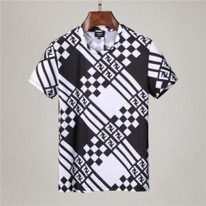 New Arrival Fendi Luxury Brand Unisex T-Shirt Gift Hot 2025 Oder020