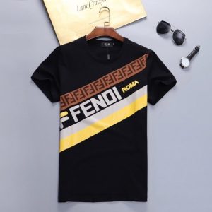 New Arrival Fendi Luxury Brand Unisex T-Shirt Gift Hot 2025 Oder021