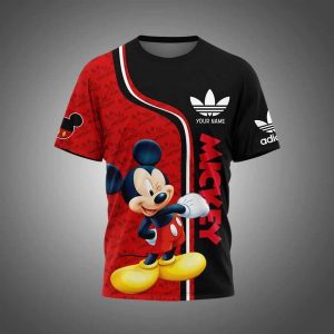 Adidas Mickey Luxury Custom Name Tshirt DN609560