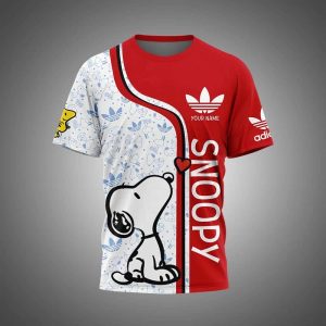 Adidas Snoopy Luxury Custom Name Tshirt DN609550