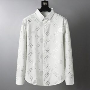 Limited Versa.ce Long Sleeve Button Shirt for Men Hot 2025 V6912S