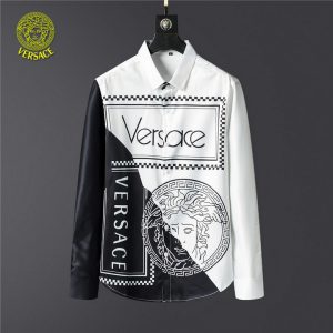 Limited Versa.ce Long Sleeve Button Shirt for Men Hot 2025 V6913S