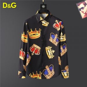 D&G LONG SLEEVE BUTTON SHIRT - DN081234
