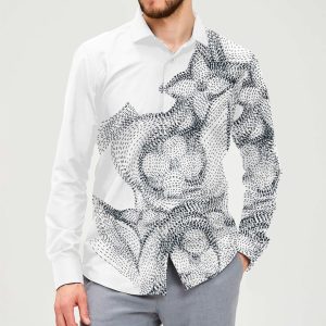 New Arrival LV Long Sleeve Button Shirt for Men Hot 2025 PEA31828