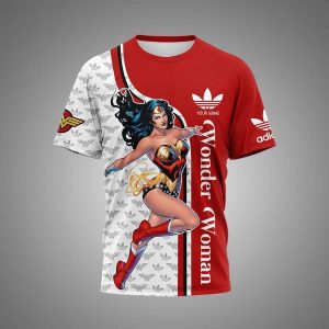 Adidas Wonder Woman Luxury Custom Name Tshirt DN609565