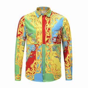 LIMITED 2025 Versace LONG SLEEVE BUTTON SHIRT - DN19707