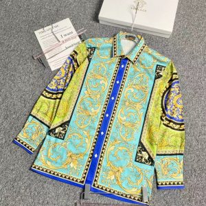 LIMITED 2025 Versace LONG SLEEVE BUTTON SHIRT - DN19710